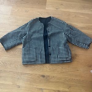 Weekend MaxMara White and black checkered jacket